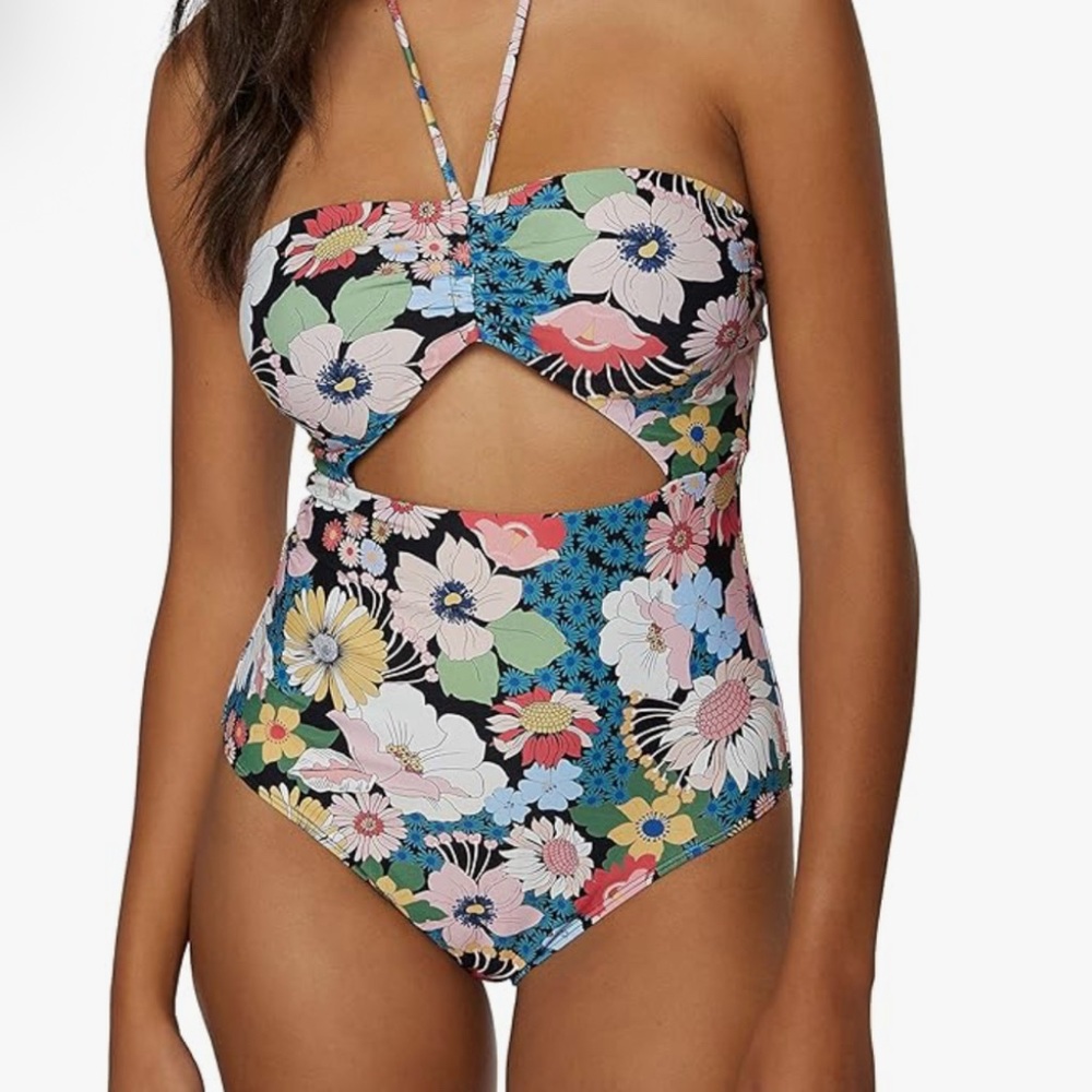 NWT O'NEILL Twiggy Sayulita cut out One-Piece swimsuit
